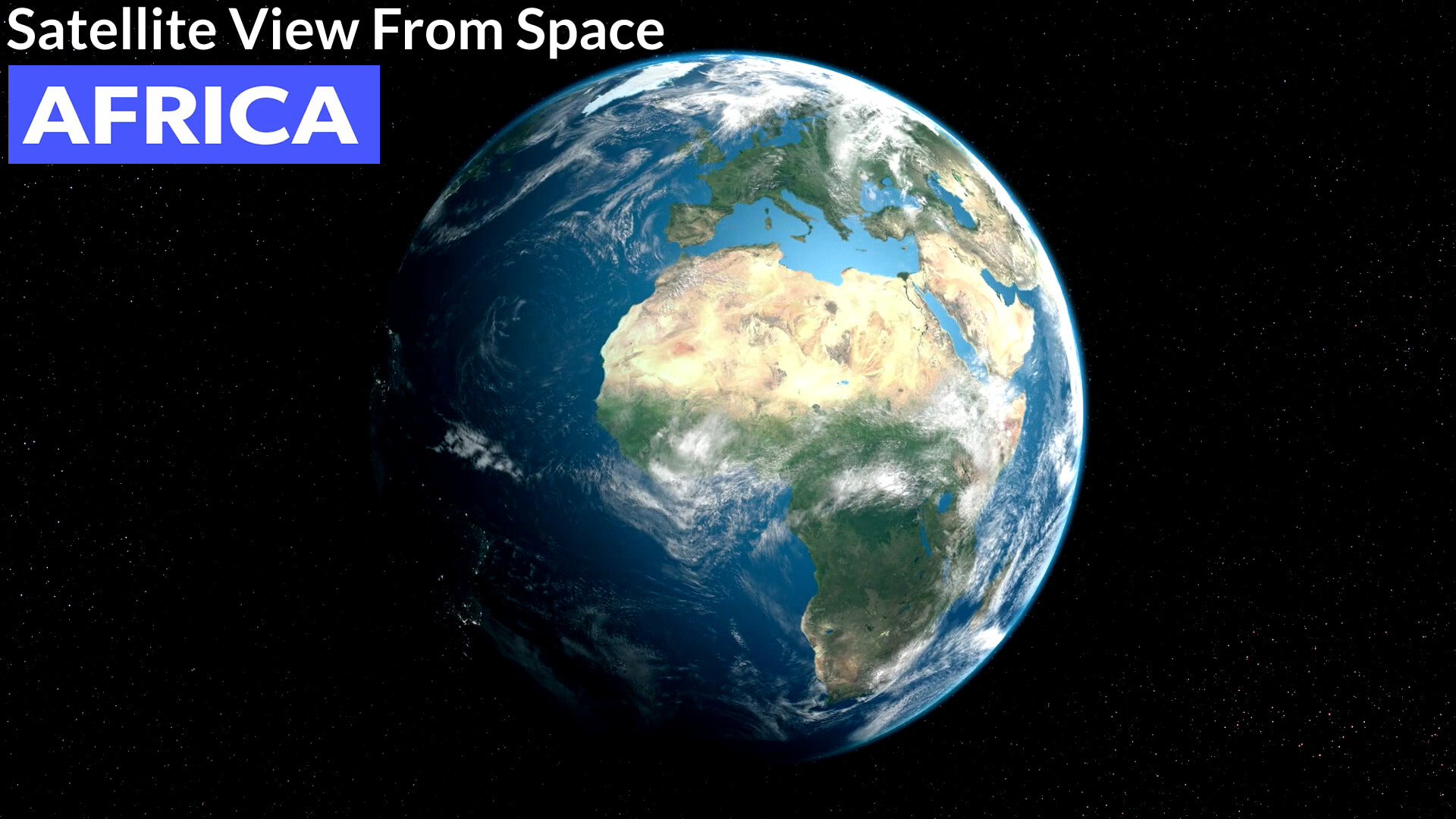 Africa Satellite View from Space